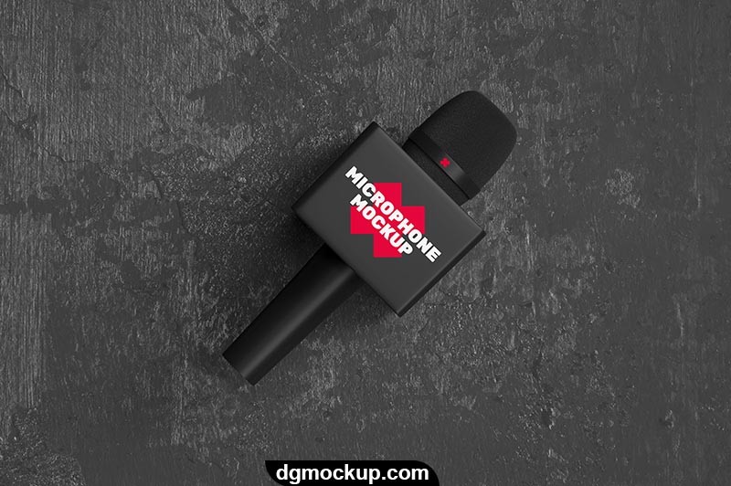 Microphone Model Customizable PSD Templates Free Preview