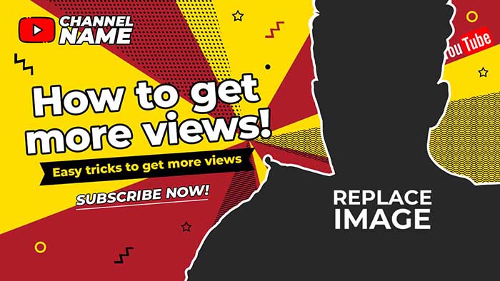How to Get More Views PSD YouTube Thumbnail Design