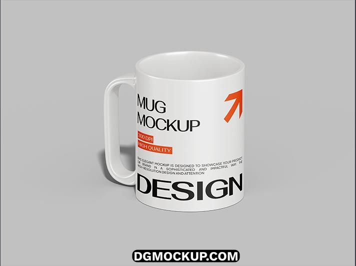 Mug Glossy PSD Mockup Free Preview
