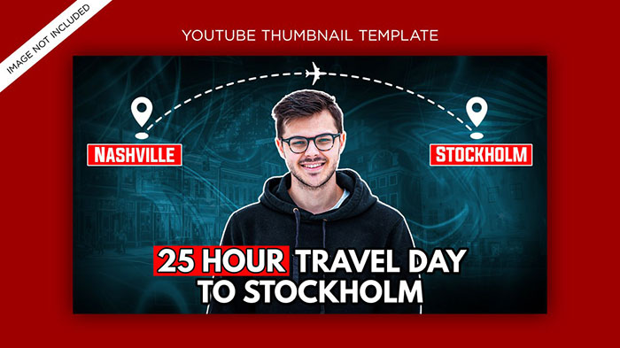 Professional YouTube Banner Cover PSD Template