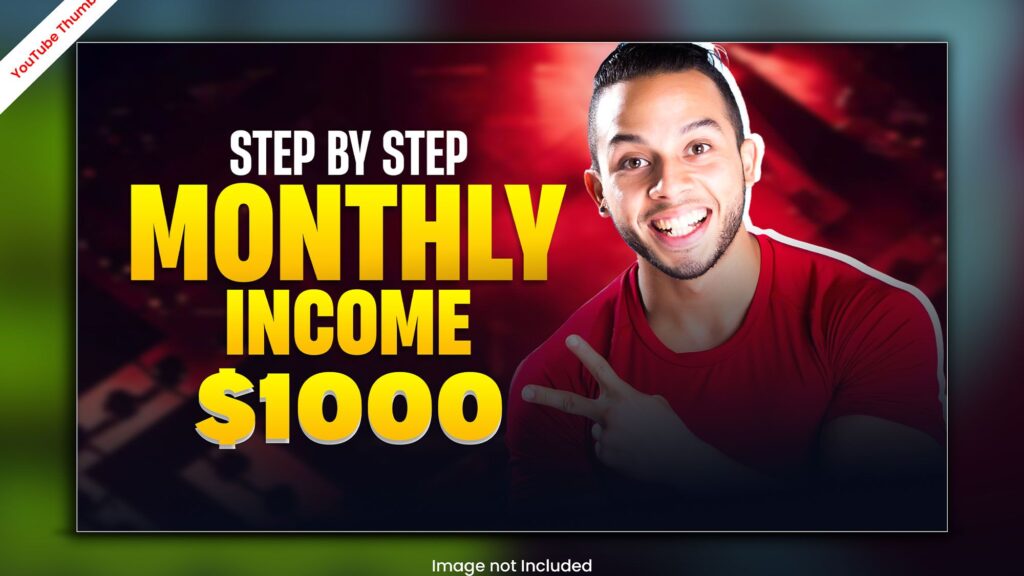 Free Attractive YouTube Thumbnail Design PSD Template