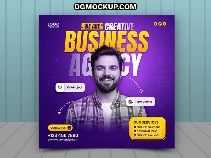 Creative Business Agency Instagram Story Template PSD Free