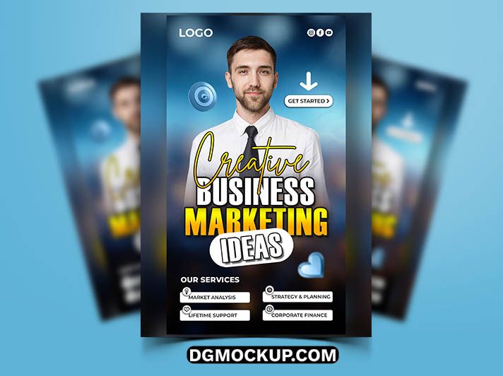 Instagram Story Template for Business Free PSD Download