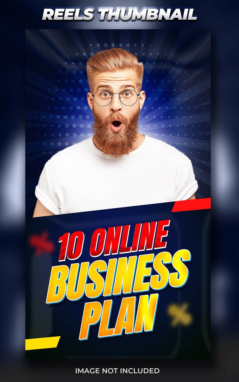 10 Business Clickbait Reels Thumbnail PSD Templates Free