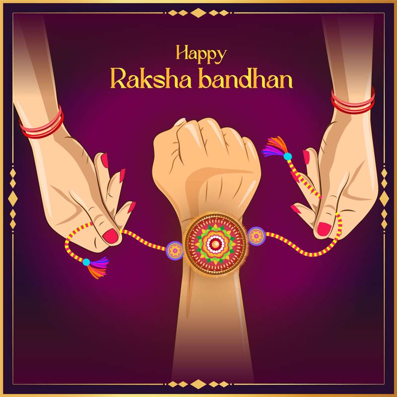 Free Raksha Bandhan Ceremony Vector Download