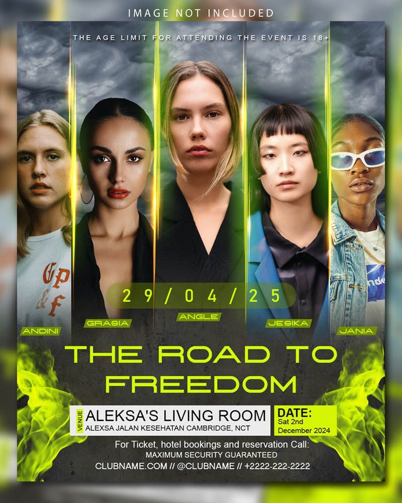 Music Festival & Concert Free Poster Templates for Photoshop