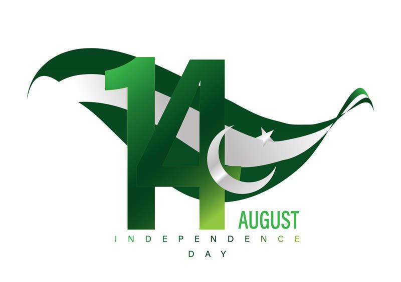 14th August Pakistan Independence Day - Free Vector