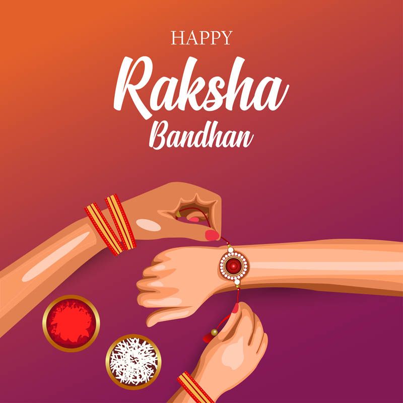Free Raksha Bandhan Ceremony Vector File