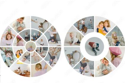A Year of Memories Baby & Kids Photo Collage Free Template