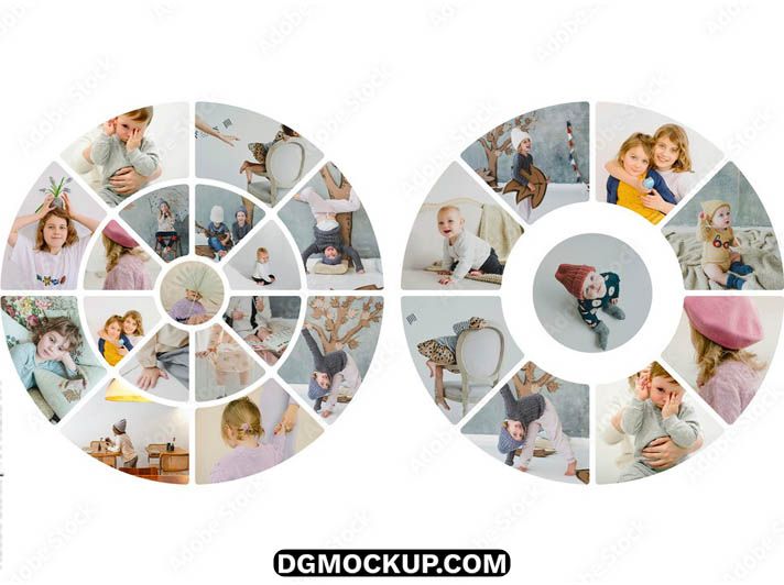 A Year of Memories Baby & Kids Photo Collage Free Template