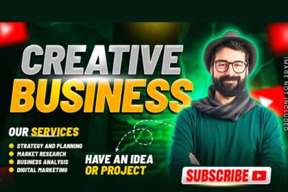 Creative Business Agency YouTube Thumbnail PSD Template
