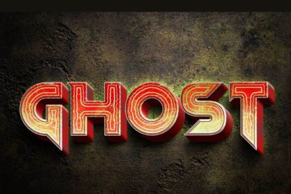 Download Dark Thriller Movie Title Design Free PSD Mockup