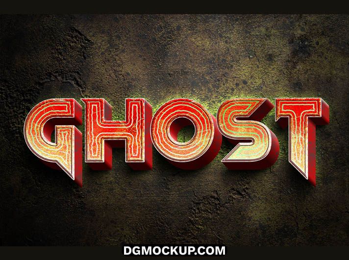 Download Dark Thriller Movie Title Design Free PSD Mockup