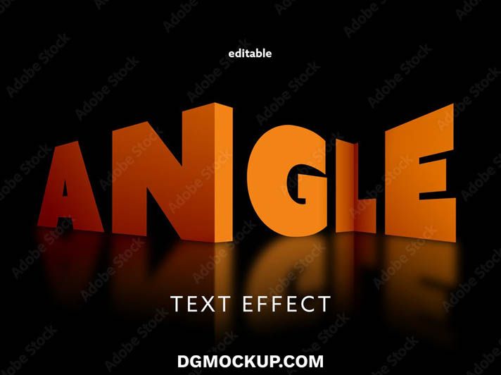 Free Bold & Strong 3D Text Effect for Titles & Logos PSD Mockup