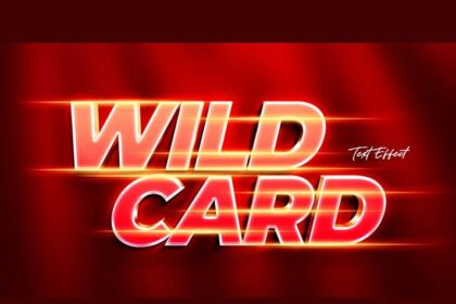 Free Editable 3D Red Neon Light Streak Text Effect PSD Mockup