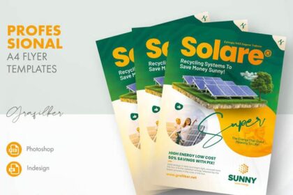 Free Renewable Energy Business Marketing Flyer Template