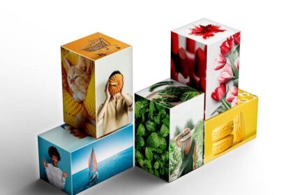 Photorealistic 3D Display Blocks Mockup for Advertising Free PSD