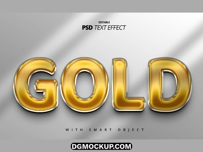 Premium Golden Award & VIP Title Style Free PSD Mockup